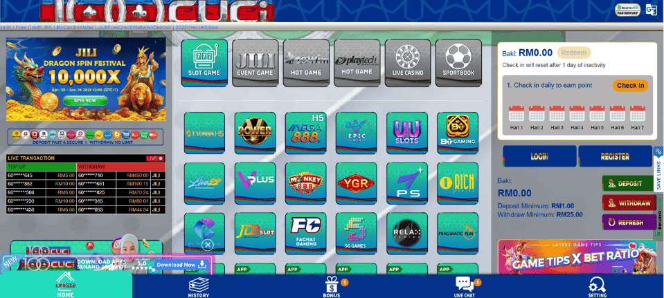 100Cuci homepage