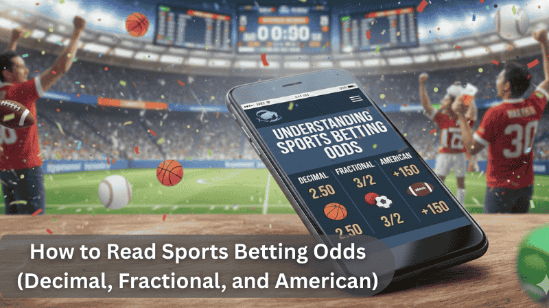 How to Read Sports Betting Odds (Decimal, Fractional, and American)